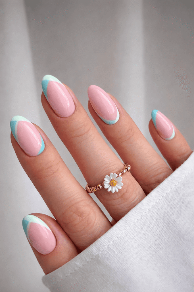 Abstract Pastel Almond Shape Nail Ideas 2026