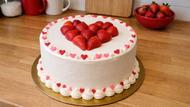 Valentine’s Day Cake Recipe — Sweet & Romantic